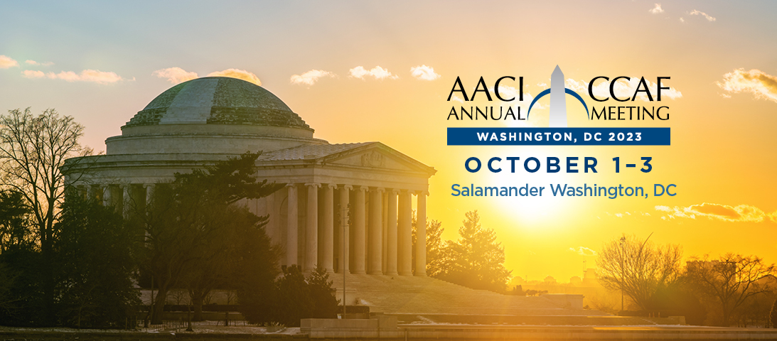 2023 AACI/CCAF Annual Meeting, October 1-3, 2023